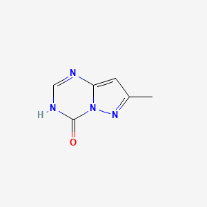 molecular formula C6H6N4O B1530913 7-甲基吡唑并[1,5-A][1,3,5]三嗪-4(3H)-酮 CAS No. 55457-11-9