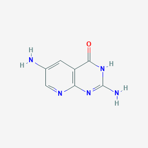 molecular formula C7H7N5O B1530927 2,6-Diaminopyrido[2,3-d]pyrimidin-4(1h)-one CAS No. 91996-79-1