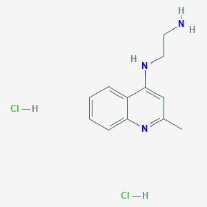 molecular formula C12H16ClN3 B1530943 N*1*-(2-Methyl-quinolin-4-yl)-ethane-1,2-diaminedihydrochloride CAS No. 1185299-55-1