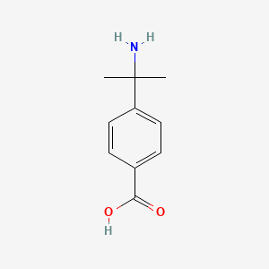 molecular formula C10H13NO2 B15309475 4-(2-Aminopropan-2-yl)benzoic acid 