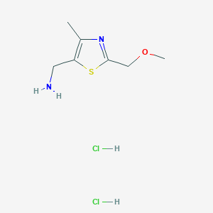 [2-(Methoxymethyl)-4-methyl-1,3-thiazol-5-yl]-methylamine dihydrochloride
