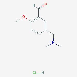 5-Dimethylaminomethyl-2-methoxy-benzaldehyde hydrochloride