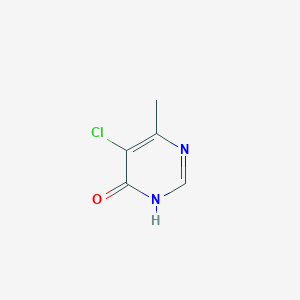molecular formula C5H5ClN2O B1530973 5-Chloro-6-methylpyrimidin-4(3H)-one CAS No. 7752-72-9