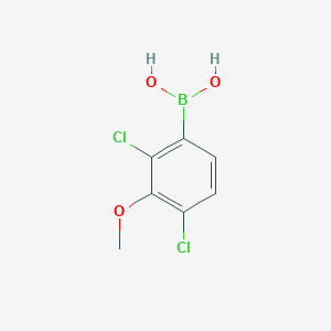 molecular formula C7H7BCl2O3 B1530979 2,4-Dichloro-3-methoxyphenylboronic acid CAS No. 944128-90-9