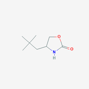 molecular formula C8H15NO2 B15309856 4-Neopentyloxazolidin-2-one 
