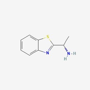 molecular formula C9H10N2S B15309862 (S)-1-(Benzo[d]thiazol-2-yl)ethan-1-amine 