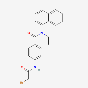 4-[(2-Bromoacetyl)amino]-N-ethyl-N-(1-naphthyl)-benzamide