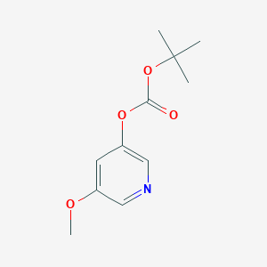molecular formula C11H15NO4 B1530995 tert-Butyl 5-methoxypyridin-3-yl carbonate CAS No. 1131335-38-0