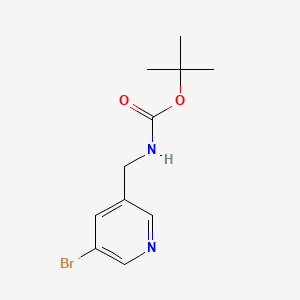 molecular formula C11H15BrN2O2 B1531002 3-(N-Boc-aminomethyl)-5-bromopyridine CAS No. 943722-24-5
