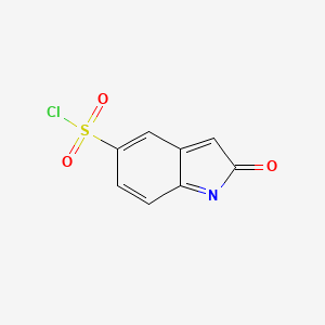 molecular formula C8H4ClNO3S B1531007 2-Oxo-2H-indole-5-sulfonyl chloride CAS No. 1174006-95-1