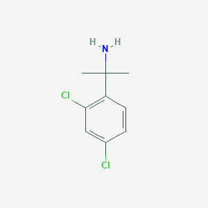 molecular formula C9H11Cl2N B15310143 2-(2,4-Dichlorophenyl)propan-2-amine 