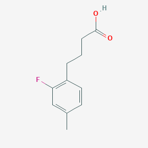molecular formula C11H13FO2 B15310150 4-(2-Fluoro-4-methylphenyl)butanoic acid 