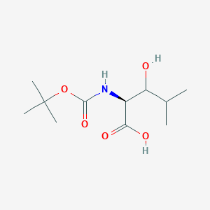 molecular formula C11H21NO5 B1531018 Boc-(2S,3RS)-2-amino-3-hydroxy-4-methylpentanoic acid CAS No. 1217531-78-6