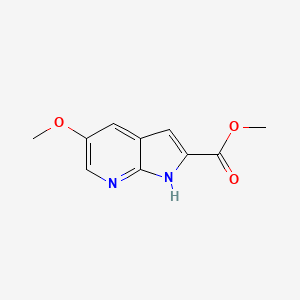 molecular formula C10H10N2O3 B15310212 Methyl 5-methoxy-1h-pyrrolo[2,3-b]pyridine-2-carboxylate 