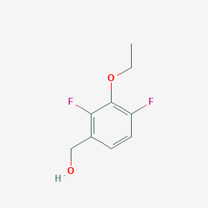 molecular formula C9H10F2O2 B1531045 3-Ethoxy-2,4-difluorobenzyl alcohol CAS No. 1017778-18-5