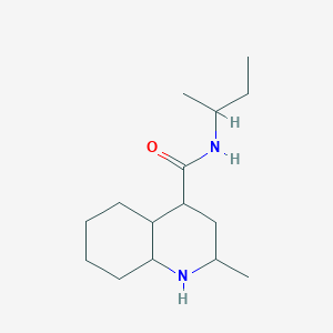 molecular formula C15H28N2O B1531060 N-(butan-2-yl)-2-methyl-decahydroquinoline-4-carboxamide CAS No. 1240526-32-2