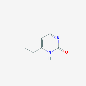 molecular formula C6H8N2O B1531076 4-Ethyl-2-pyrimidinol CAS No. 856289-67-3