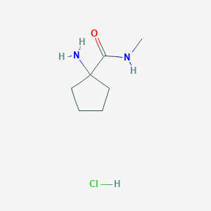 1-amino-N-methylcyclopentane-1-carboxamide hydrochloride