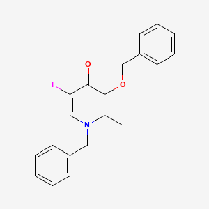 molecular formula C20H18INO2 B1531092 1-Benzyl-3-(benzyloxy)-5-iodo-2-methyl-4(1H)-pyridinone CAS No. 1221792-03-5