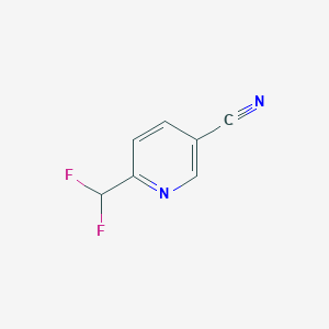 molecular formula C7H4F2N2 B1531102 6-(Difluoromethyl)nicotinonitrile CAS No. 206201-65-2