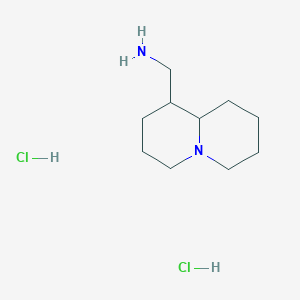 octahydro-1H-quinolizin-1-ylmethanamine dihydrochloride