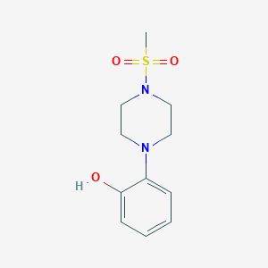 B1531116 1-(2-Hydroxyphenyl)piperazin-4-methylsulfonamide CAS No. 1221792-82-0