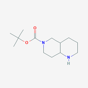 molecular formula C13H24N2O2 B1531117 tert-butyl decahydro-1,6-naphthyridine-6-carboxylate CAS No. 616875-90-2