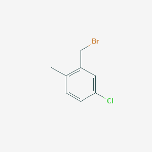 molecular formula C8H8BrCl B1531149 2-(Bromomethyl)-4-chloro-1-methylbenzene CAS No. 869721-21-1