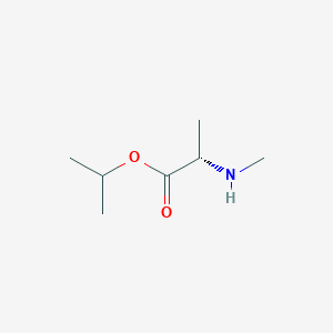 molecular formula C7H15NO2 B15311518 Isopropyl methyl-L-alaninate 