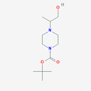 molecular formula C12H24N2O3 B1531167 Tert-butyl 4-(1-hydroxypropan-2-yl)piperazine-1-carboxylate CAS No. 900535-75-3