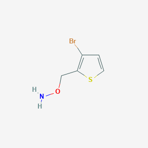 molecular formula C5H6BrNOS B15311770 o-((3-Bromothiophen-2-yl)methyl)hydroxylamine 