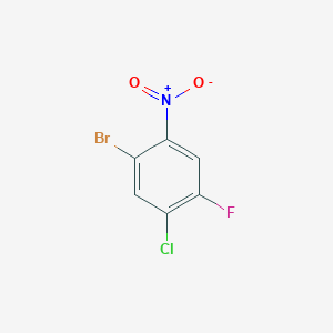 molecular formula C6H2BrClFNO2 B1531225 2-Bromo-4-chloro-5-fluoronitrobenzene CAS No. 960000-99-1