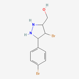 B1531233 (4-Bromo-3-(4-bromophenyl)-1H-pyrazol-5-yl)methanol CAS No. 1239460-39-9