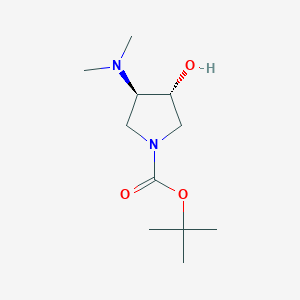 tert-Butyl (3R,4R)-3-(Dimethylamino)-4-hydroxypyrrolidine-1-carboxylate