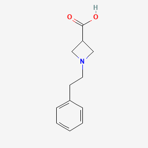 1-(2-Phenylethyl)azetidine-3-carboxylic acid