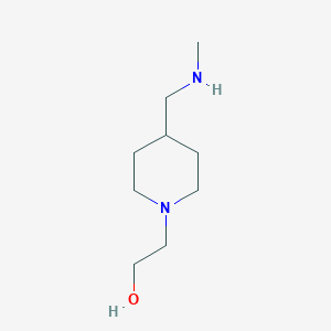 2-{4-[(Methylamino)methyl]piperidin-1-yl}ethanol