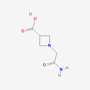 1-(Carbamoylmethyl)azetidine-3-carboxylic acid