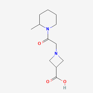 1-[2-(2-Methylpiperidin-1-yl)-2-oxoethyl]azetidine-3-carboxylic acid