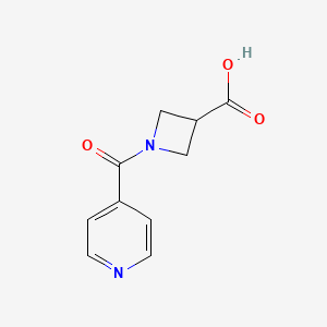 1-(Pyridine-4-carbonyl)azetidine-3-carboxylic acid