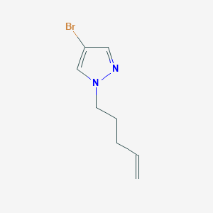4-bromo-1-(pent-4-en-1-yl)-1H-pyrazole