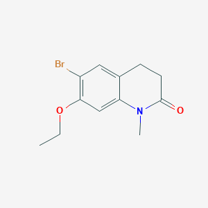 6-Bromo-7-ethoxy-1-methyl-1,2,3,4-tetrahydroquinolin-2-one