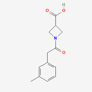 1-[2-(3-Methylphenyl)acetyl]azetidine-3-carboxylic acid