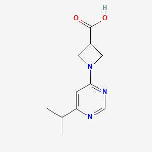 1-[6-(Propan-2-yl)pyrimidin-4-yl]azetidine-3-carboxylic acid