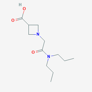 1-[(Dipropylcarbamoyl)methyl]azetidine-3-carboxylic acid