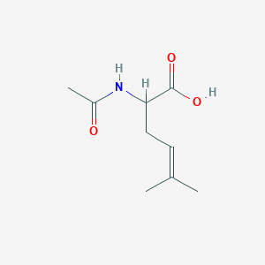2-Acetamido-5-methylhex-4-enoic acid