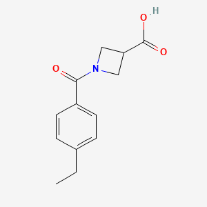 1-(4-Ethylbenzoyl)azetidine-3-carboxylic acid