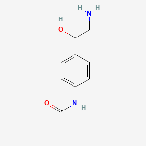 molecular formula C10H14N2O2 B15312846 n-(4-(2-Amino-1-hydroxyethyl)phenyl)acetamide 