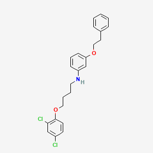 N-[4-(2,4-Dichlorophenoxy)butyl]-3-(phenethyloxy)aniline