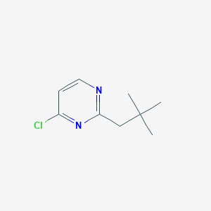 molecular formula C9H13ClN2 B1531293 4-Chloro-2-(2,2-dimethylpropyl)pyrimidine CAS No. 1339205-92-3