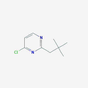 4-Chloro-2-(2,2-dimethylpropyl)pyrimidine